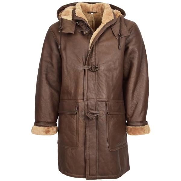 Men Coat Bain Brown