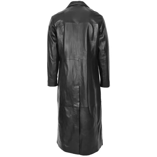 Mens Full Length Blazer Coat Freddie Black