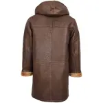 Men Coat Bain Brown