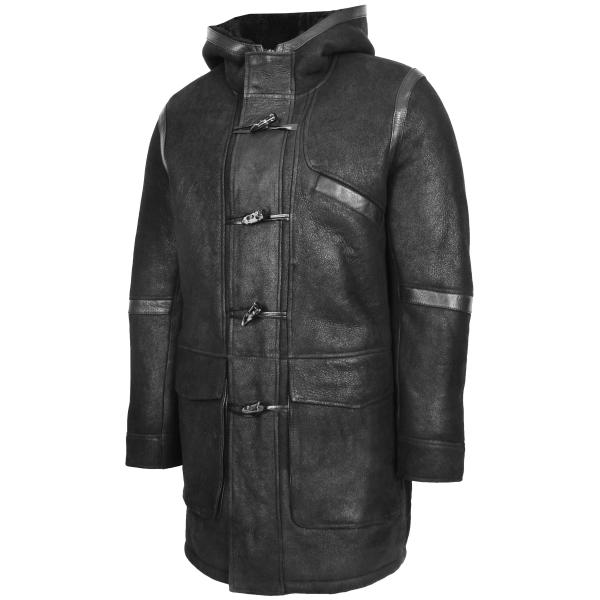 Winter Duffle Coat Bain Black