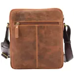 Men Hunter Crossbody Bag Organiser Genuine Leather