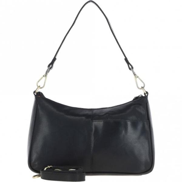 Ashwood Leather Shoulder Bag Black