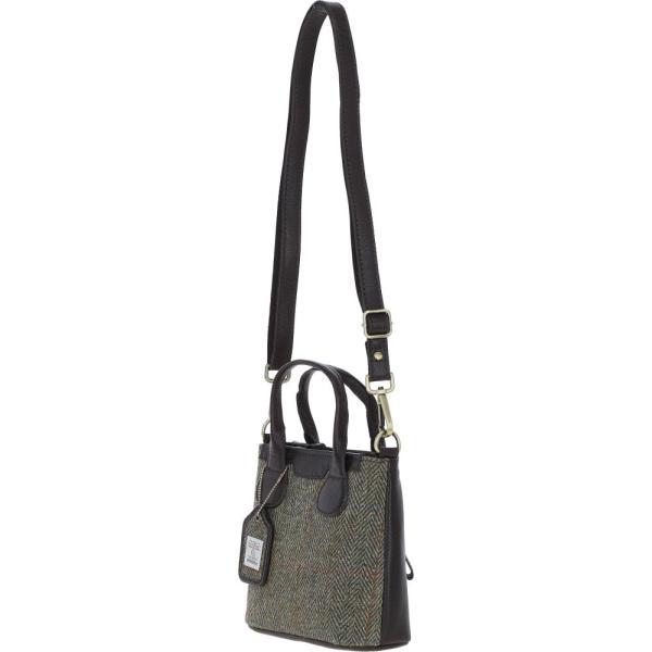 Leather Handbag with Removable Crossbody Strap Green