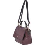 Leather women's Medium Handbag Burgundy