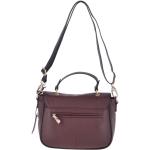 Leather women's Medium Handbag Burgundy