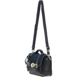 Small Satchel Bag with Twist Lock Black