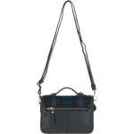 Small Satchel Bag with Twist Lock Black