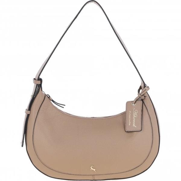 Ashwood Women's Curved Leather Shoulder Bag Parafin