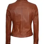 Infinity Leather Women Trucker Jacket