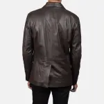 Daron Brown Leather Blazer