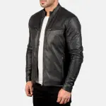 Ionic Black Leather Jacket