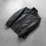 Legacy Black Leather Biker Jacket