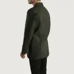 Ray Cutler Green Leather Blazer