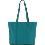 Real Leather Tote Bag Deep Lake