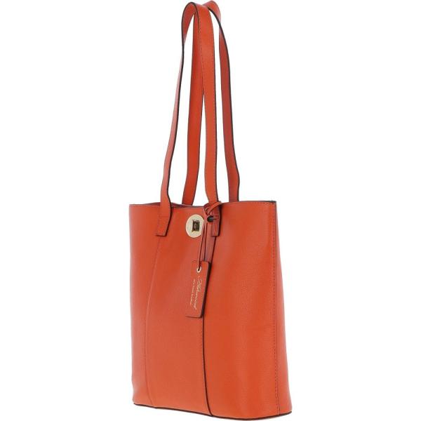 Real Leather Tote Bag Mandarin