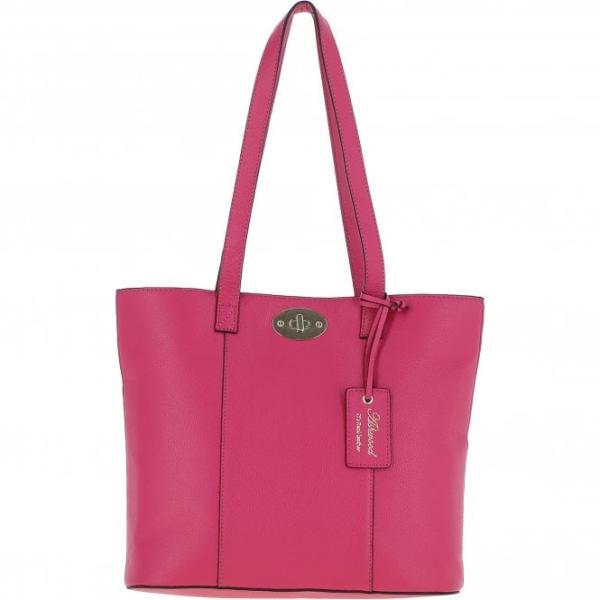 Real Leather Tote Bag Rasberry Sorbet