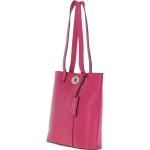 Real Leather Tote Bag Rasberry Sorbet