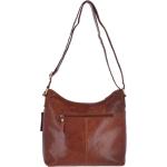 Vintage Two Pocket Leather Shoulder Bag Honey